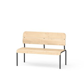 Adapt penkki selkänojalla, vaneria, ik 45 cm