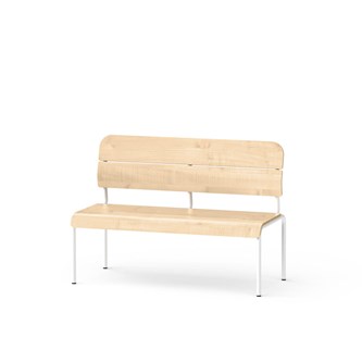 Adapt penkki selkänojalla, vaneria, ik 45 cm