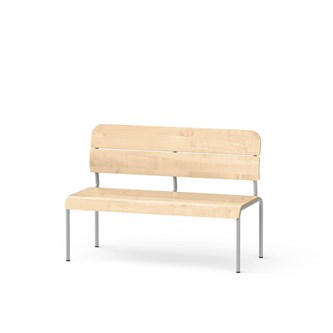 Adapt penkki selkänojalla, vaneria, ik 45 cm