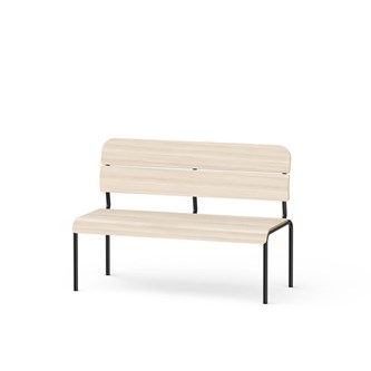 Adapt penkki selkänojalla, vaneria, ik 45 cm