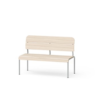 Adapt penkki selkänojalla, vaneria, ik 45 cm