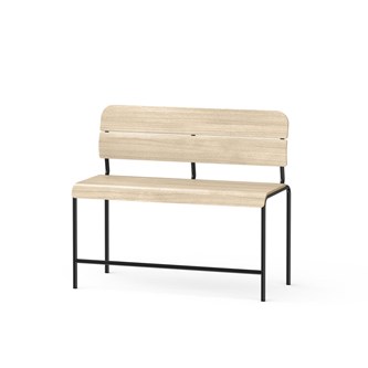 Adapt penkki selkänojalla, vaneria, ik 65 cm