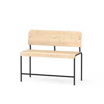 Adapt penkki selkänojalla, vaneria, ik 65 cm