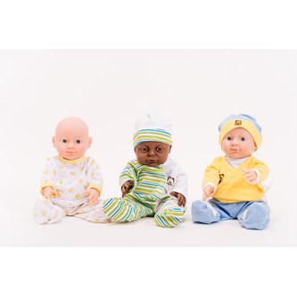 Nuken vaatteet, 37 - 40 cm, 3 asua