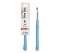 Virkkuukoukku easy grip, nro 6, 5 kpl