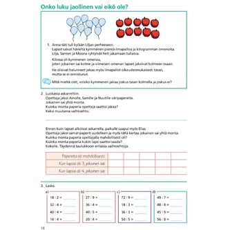 Matematiikkaa 4b oppilaan kirja