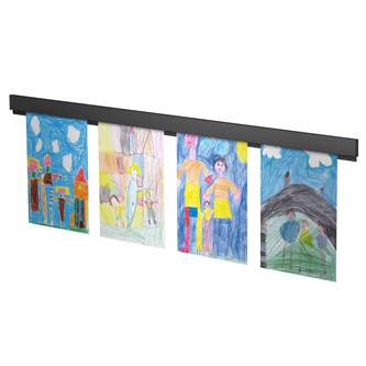 Artiteq ripustuslista Info Rail 200 cm