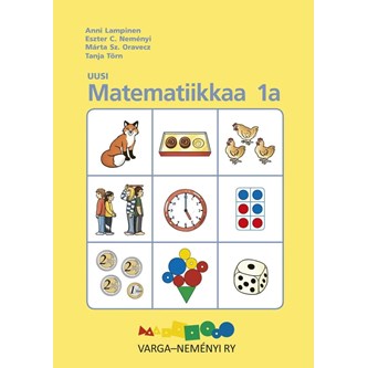 UUSI Matematiikkaa 1a oppilaan kirja ja liitteet 1 luokalle