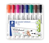 Valkotaulukynä Staedtler Lumocolor, 8 väriä