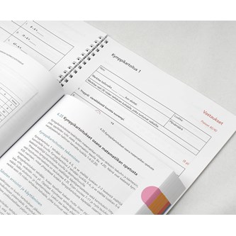 Tuotesetti Matematiikan osaaminen vahvaksi -kirja ja materiaalikirja