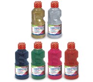 Glittervärilajitelma Giotto 6 x 250 ml