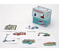 Ajoneuvot-liikenne-rakennukset kuvakortit