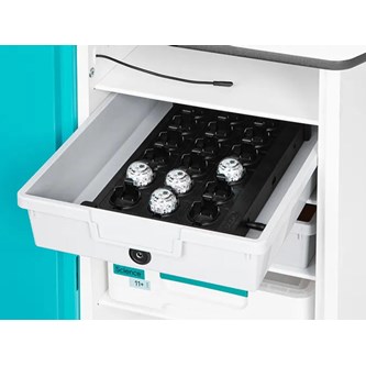 Zioxi LEGO® Education -latausvaunu, 4 laatikkoa, 8 USB-C