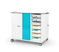 Zioxi LEGO® Education -latausvaunu, 8 laatikkoa, 16 USB-C