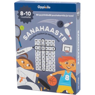 Oppi&ilo, Sanahaaste-puuhakortit 8-10 v
