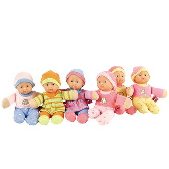 Pehmeä vauvanukke, 5 kpl