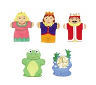 Käsinuket Sammakkoprinssi, 5 kpl