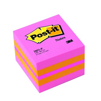 Viestilappukuutio Post-it Mini, 51x51 mm, roosa