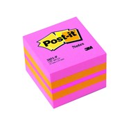 Viestilappukuutio Post-it Mini, 51x51 mm, roosa