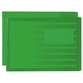 Vihkonsuojakansi Basic A5, vaaka, vihreä, 30 kpl