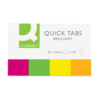Teippimerkki Q-Connect, 4 x 50 kpl