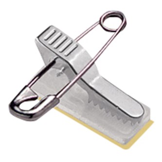 Liimattava klipsi neulalla, 100 kpl