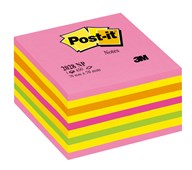 Viestilappukuutio Post-it, 76x76 mm, roosa