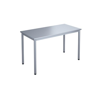 12:38 Pöytä Akustik Optimal Laminaatti, 120x60 cm, hopea jalusta