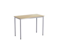 Multiflex pöytä FSC BX HPL 120x60 K90 cm, hopea jalusta