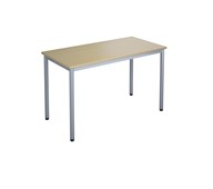 Multiflex pöytä FSC HPL 120x60 K72 cm, hopea jalusta
