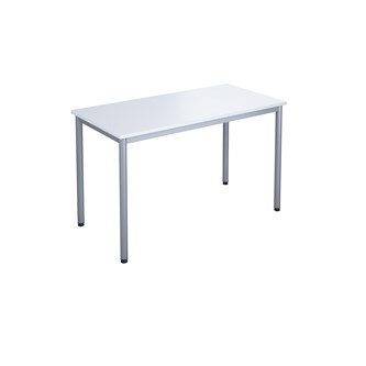 12:38 Pöytä Akustik Optimal Laminaatti, 120x60 cm, hopea jalusta