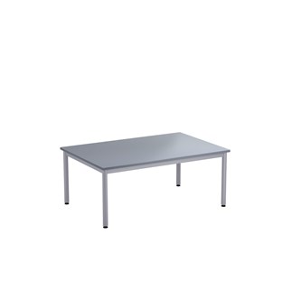 12:38 BX Pöytä Akustik Optimal Laminaatti, 120x80 cm, hopea jalusta