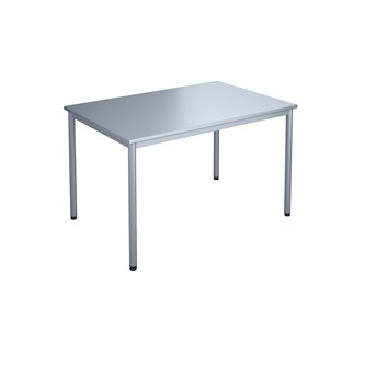 12:38 Pöytä DL, 120x80 cm, hopea jalusta