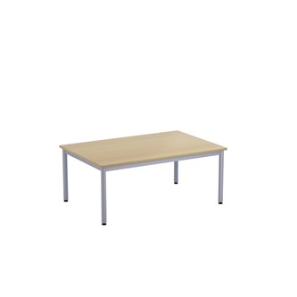 12:38 BX Pöytä Akustik Optimal Laminaatti, 120x80 cm, hopea jalusta