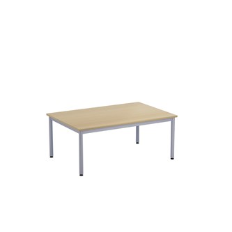 12:38 FSC Pöytä DL, 120x80 cm, hopea jalusta