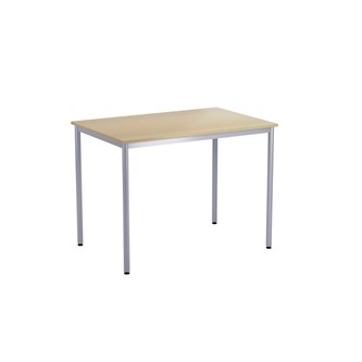 12:38 FSC Pöytä DL, 120x80 cm, hopea jalusta