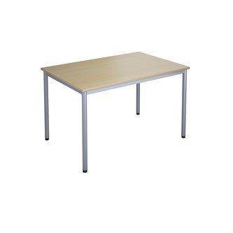 12:38 BX Pöytä HT, 120 x 80 cm, hopea jalusta