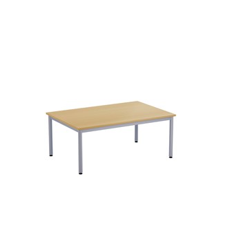 12:38 FSC BX Pöytä Akustik Optimal Laminaatti, 120x80 cm, hopea jalusta