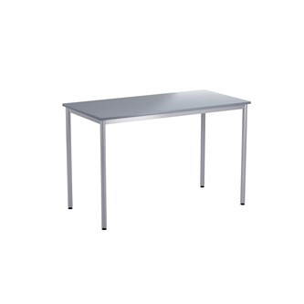 12:38 BX Pöytä Akustik Laminaatti, 140 x 70 cm, hopea jalusta