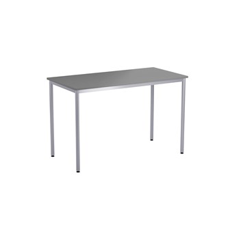 12:38 BX Pöytä Akustik Optimal Laminaatti, 140x70 cm, hopea jalusta