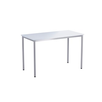 12:38 BX Pöytä Akustik Optimal Laminaatti, 140x70 cm, hopea jalusta