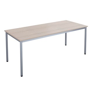 12:38 FSC BX Pöytä HT, 180 x 80 cm, hopea jalusta