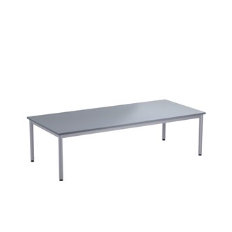 12:38 BX Pöytä Akustik Optimal Laminaatti, 180x80 cm, hopea jalusta