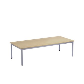 12:38 FSC BX Pöytä HT, 180 x 80 cm, hopea jalusta