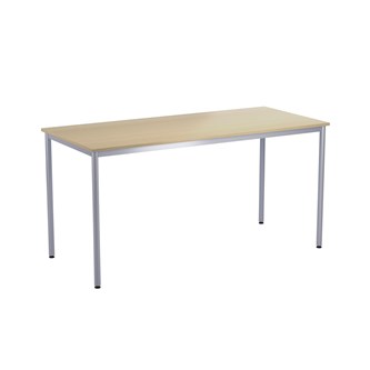 12:38 FSC BX Pöytä HT, 180 x 80 cm, hopea jalusta