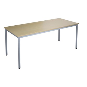 12:38 FSC BX Pöytä HT, 180 x 80 cm, hopea jalusta