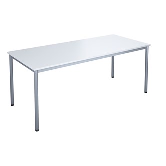 12:38 FSC BX Pöytä HT, 180 x 80 cm, hopea jalusta