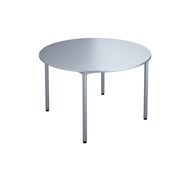 12:38 FSC BX pöytä HT Ø 90 cm, hopea jalusta