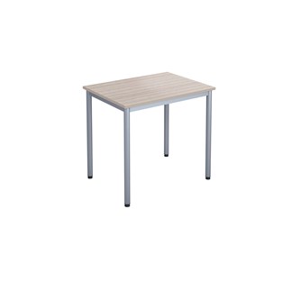 12:38 BX Pöytä Akustik Laminaatti, 80 x 60 cm, hopea jalusta