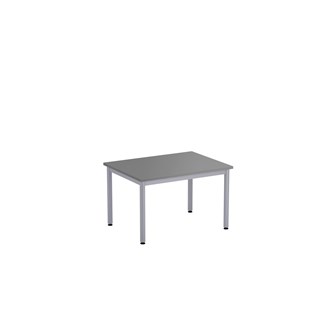 12:38 BX Pöytä Akustik Optimal Laminaatti, 80x60 cm, hopea jalusta